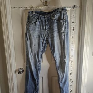 BKE Men's Light Wash Slim Jeans - Pale Blue